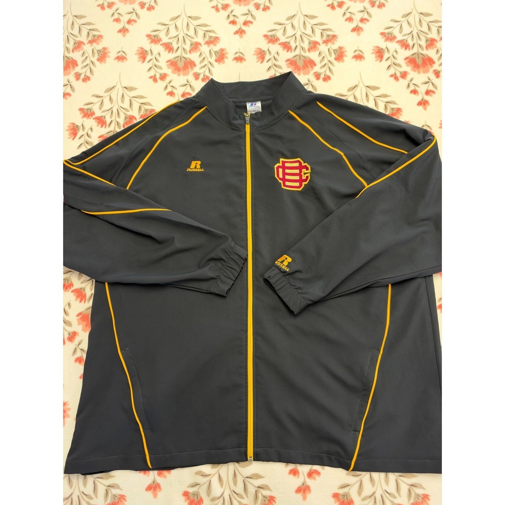 Russell Athletic Bethune Cookman University Wildcats Track Jacket Black 3XL